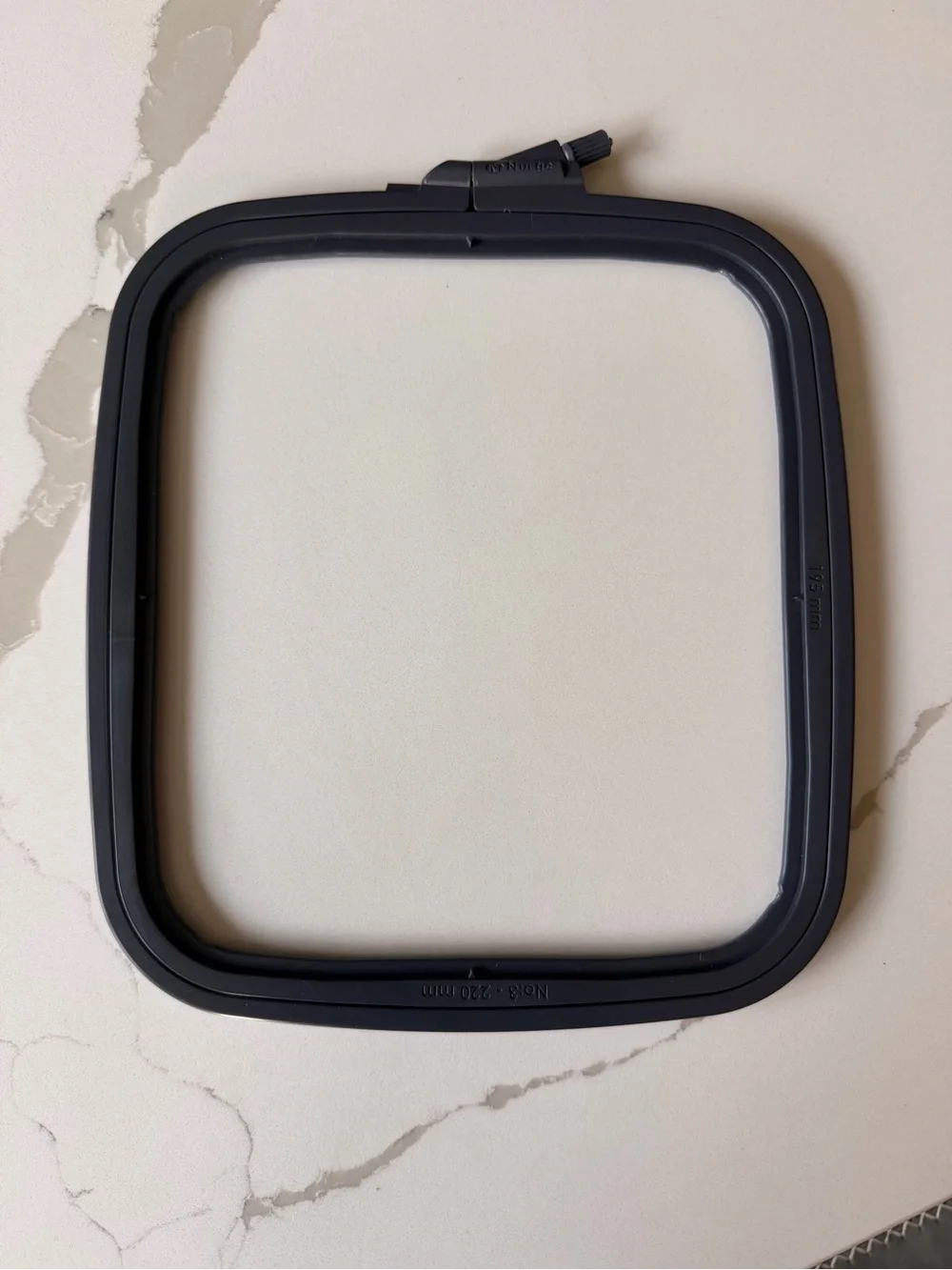 Nurge Square Embroidery Hoop - Plastic Cross Stitch Frame for Needlepoint